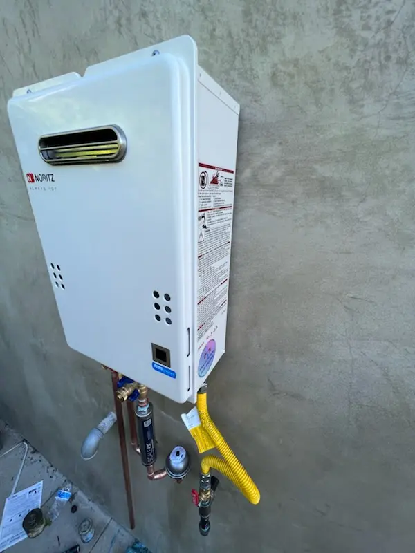 Tankless water heater installation for Dumont homes